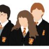 Hermione, Harry y Ron
